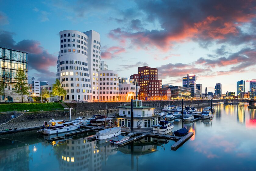 Düsseldorfer Medienhafen Düsseldorfer Medienhafen