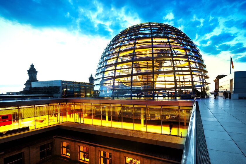 Föderale Wolken über Berlin