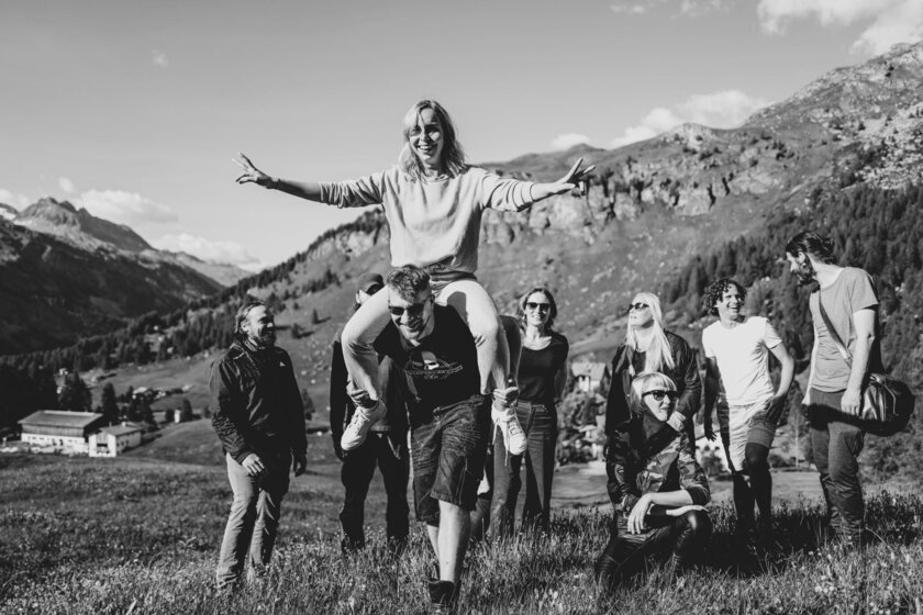 Zandura Teambuilding im Schweizer Oberengadin eingefangen von Katja Meuli