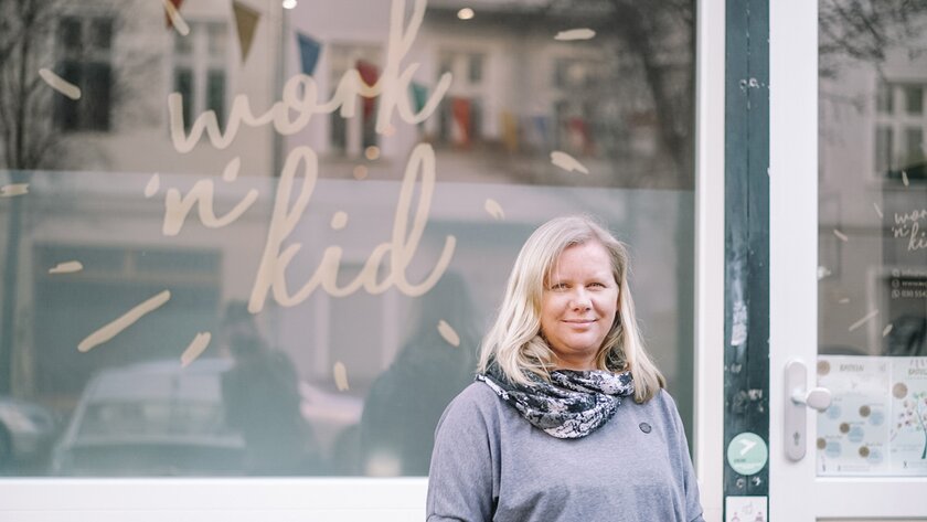 Anne Rübsam-Rivierre, Gründerin und CEO Work'n'Kid - Coworking mit Kind Anne Rübsam-Rivierre, Gründerin und CEO Work'n'Kid - Coworking mit Kind
