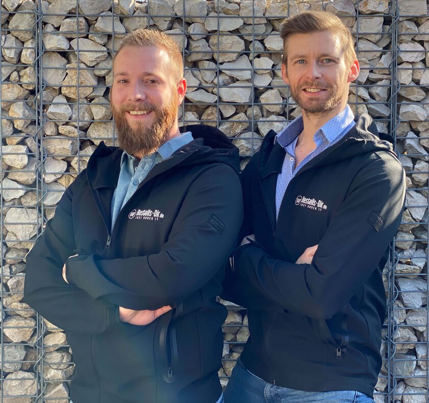 Bild Benjamin Sommer und Timo Braun Benjamin Sommer und Timo Braun sind das Gründerteam von BESTELL´S DIR