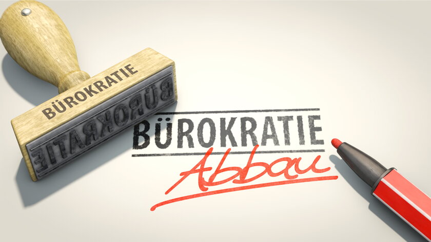 Symbolbild zum Thema Buerokratieabbau