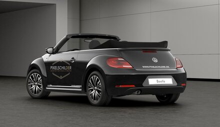 Möglichkeiten für die Visualisierung von PIXELSCHILDER auf einem VW Beetle