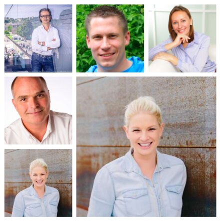 Top 5 Unternehmerstories Collage der fünf beliebtesten Unternehmerstories in 2016